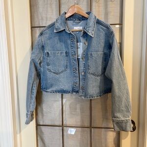 Nordstrom DR2 Cropped Jean Jacket